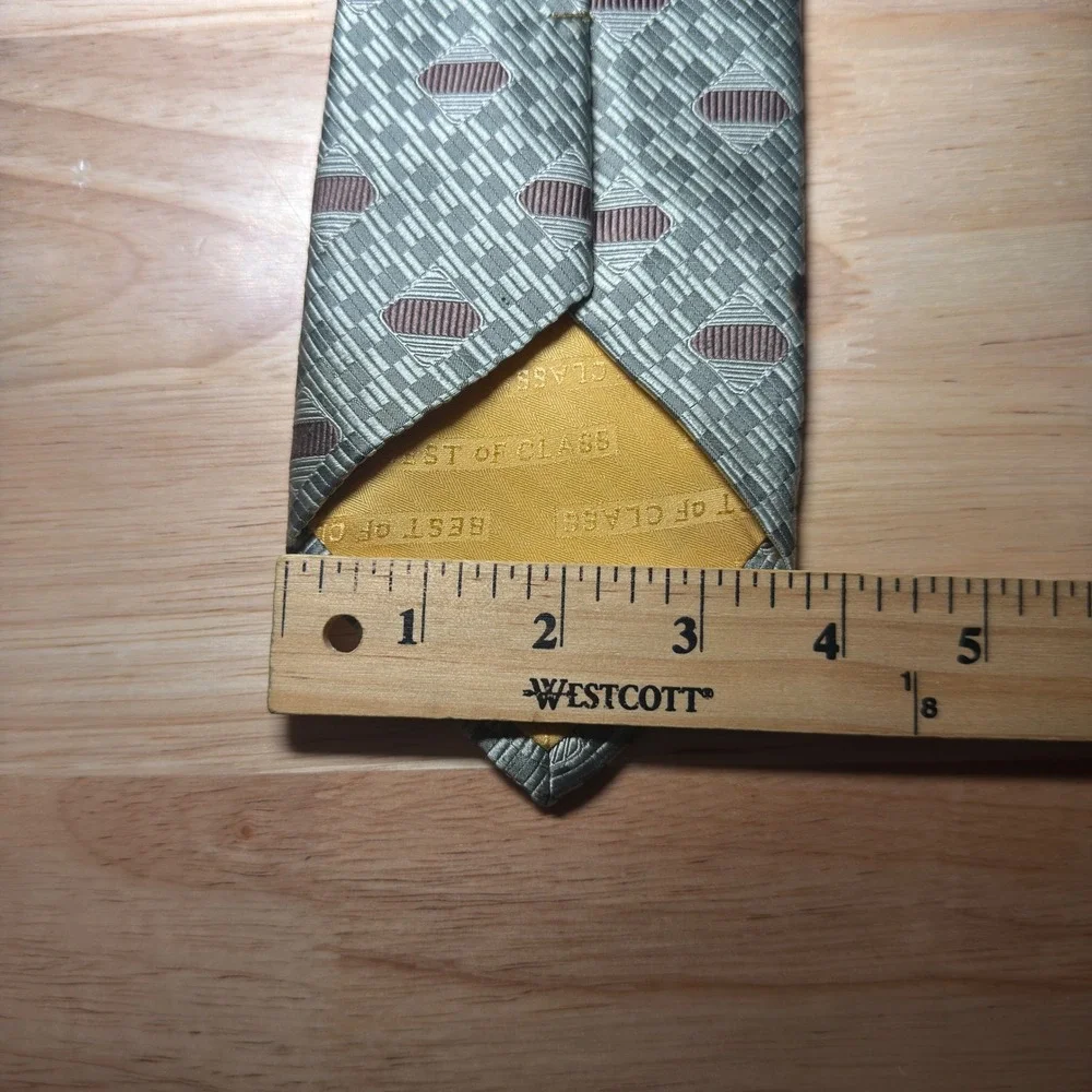 Robert Talbott Tie Mens Extra Long Green Geometric Silk Best of Class Nordstrom
